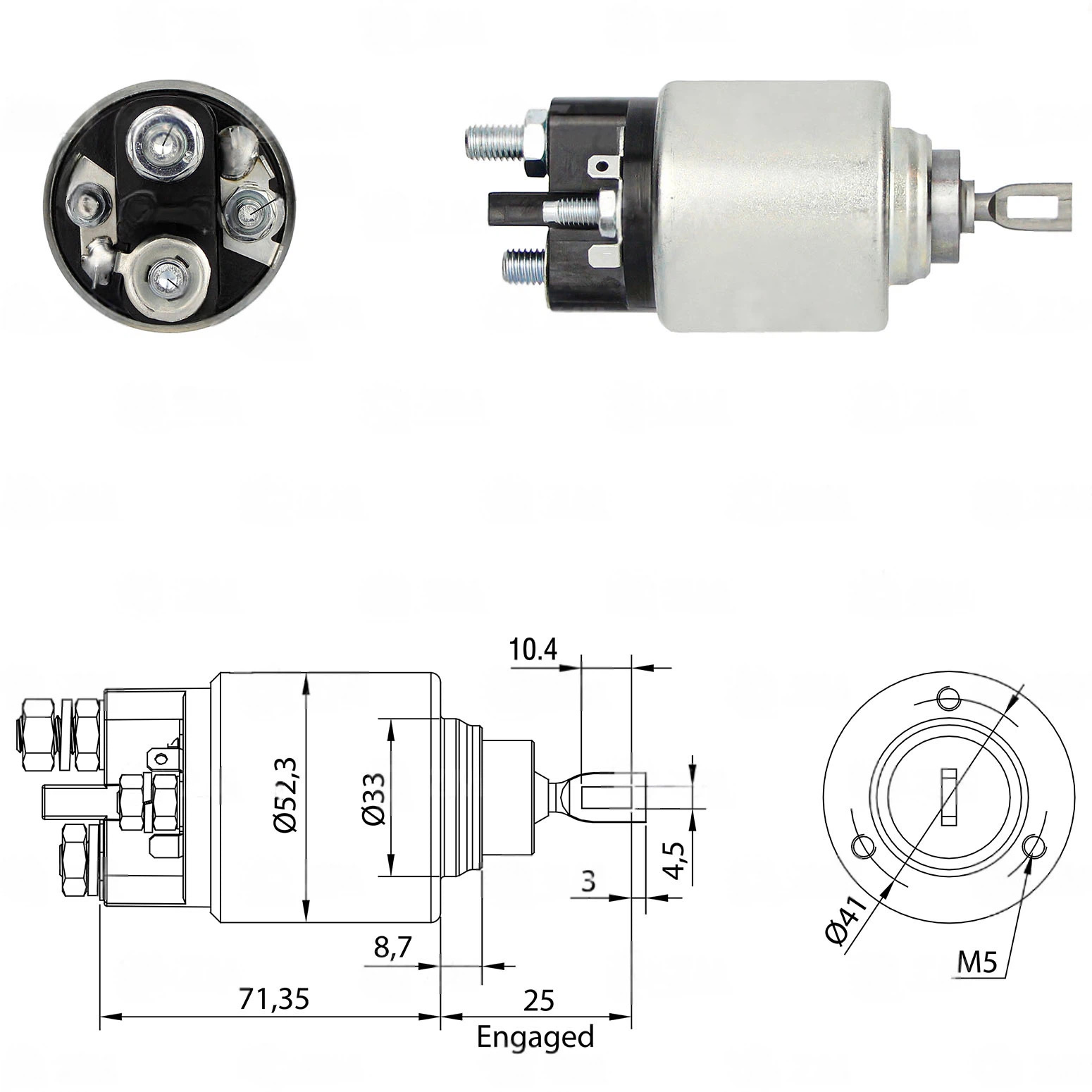 CF-B0378 Starter Solenoid