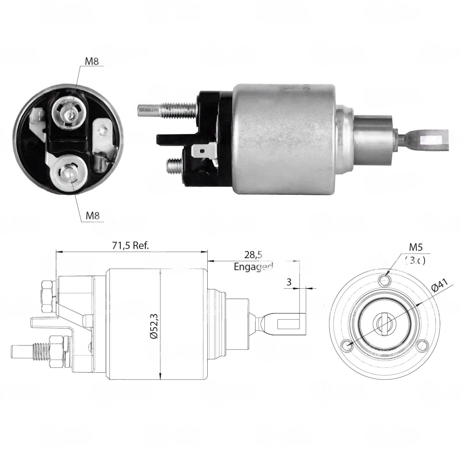 CF-B0379 Starter Solenoid