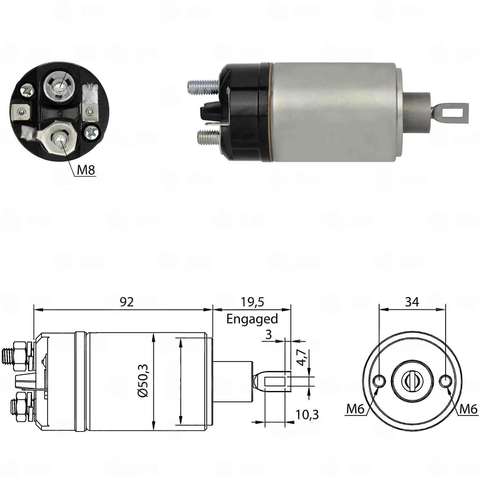 CF-B0522 втягивающее реле