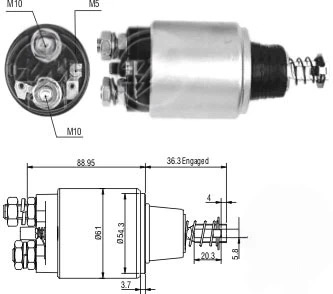 CF-B0537 Starter Solenoid
