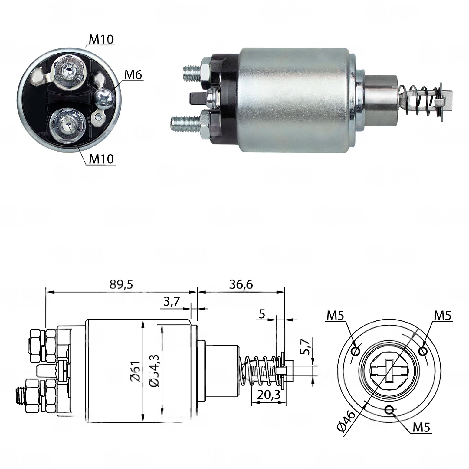 CF-B0539 Starter Solenoid