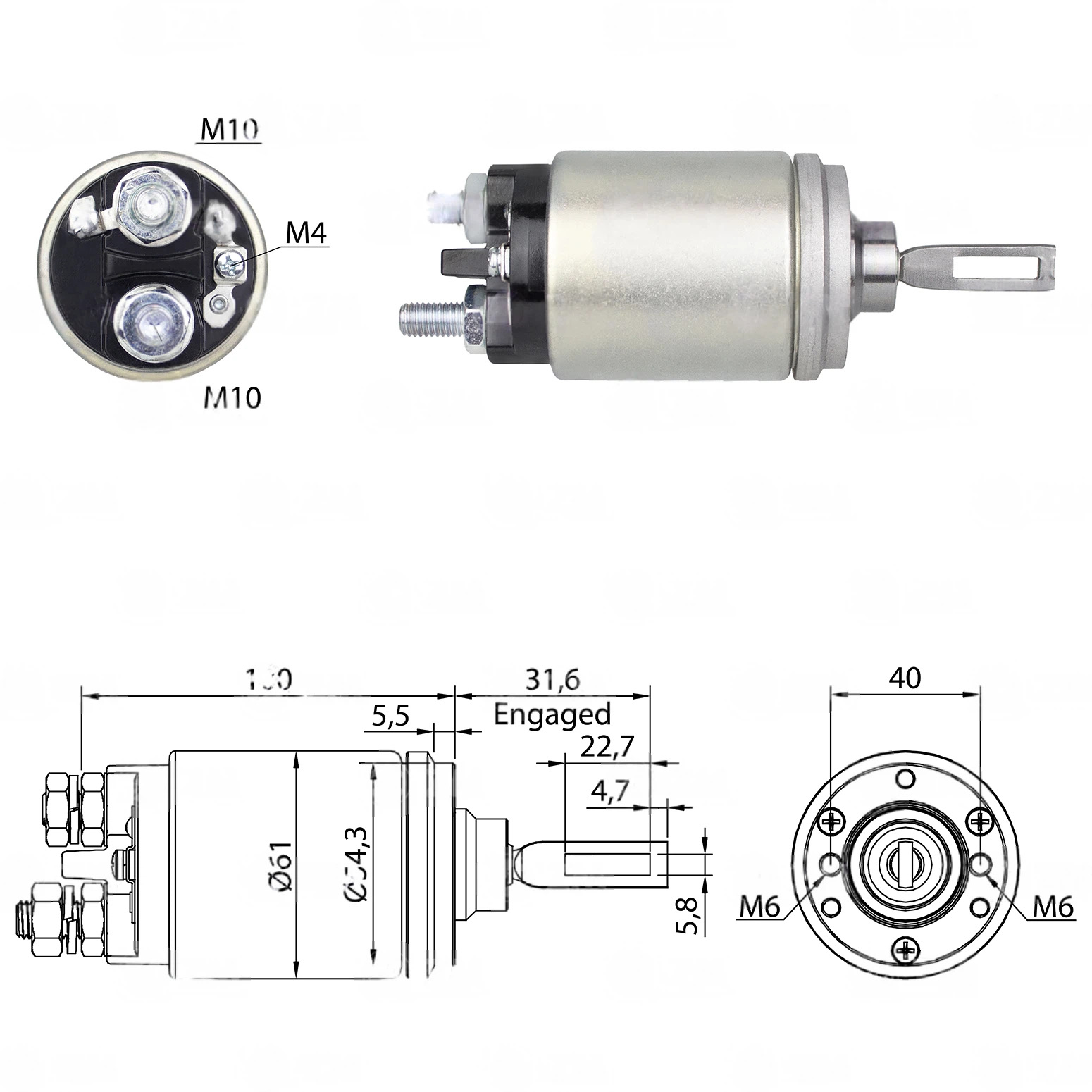 CF-B0541 Starter Solenoid