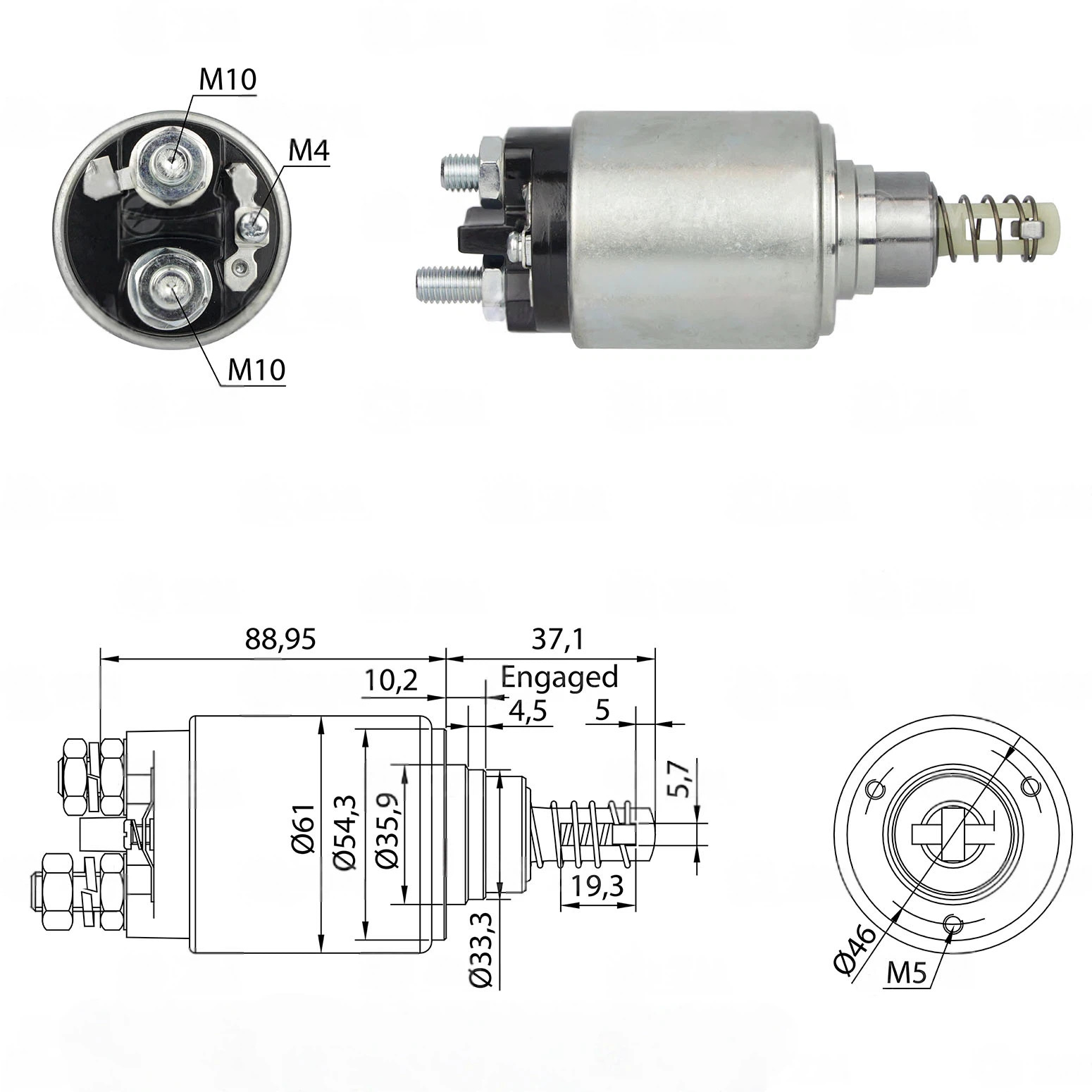 CF-B0544 Starter Solenoid