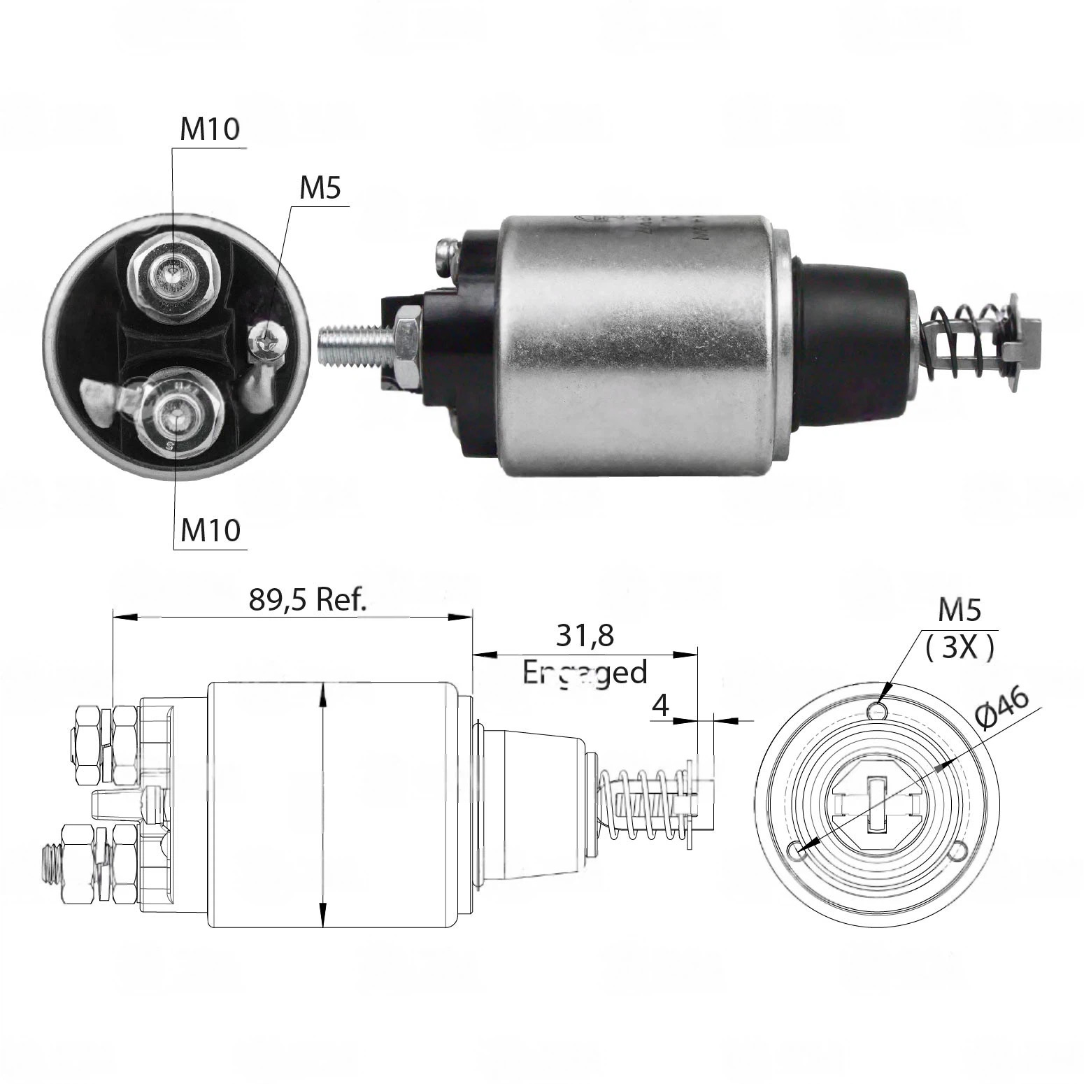 CF-B0548 Starter Solenoid