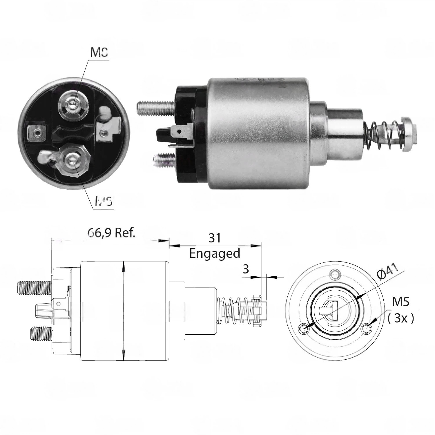 CF-B0576 Starter Solenoid