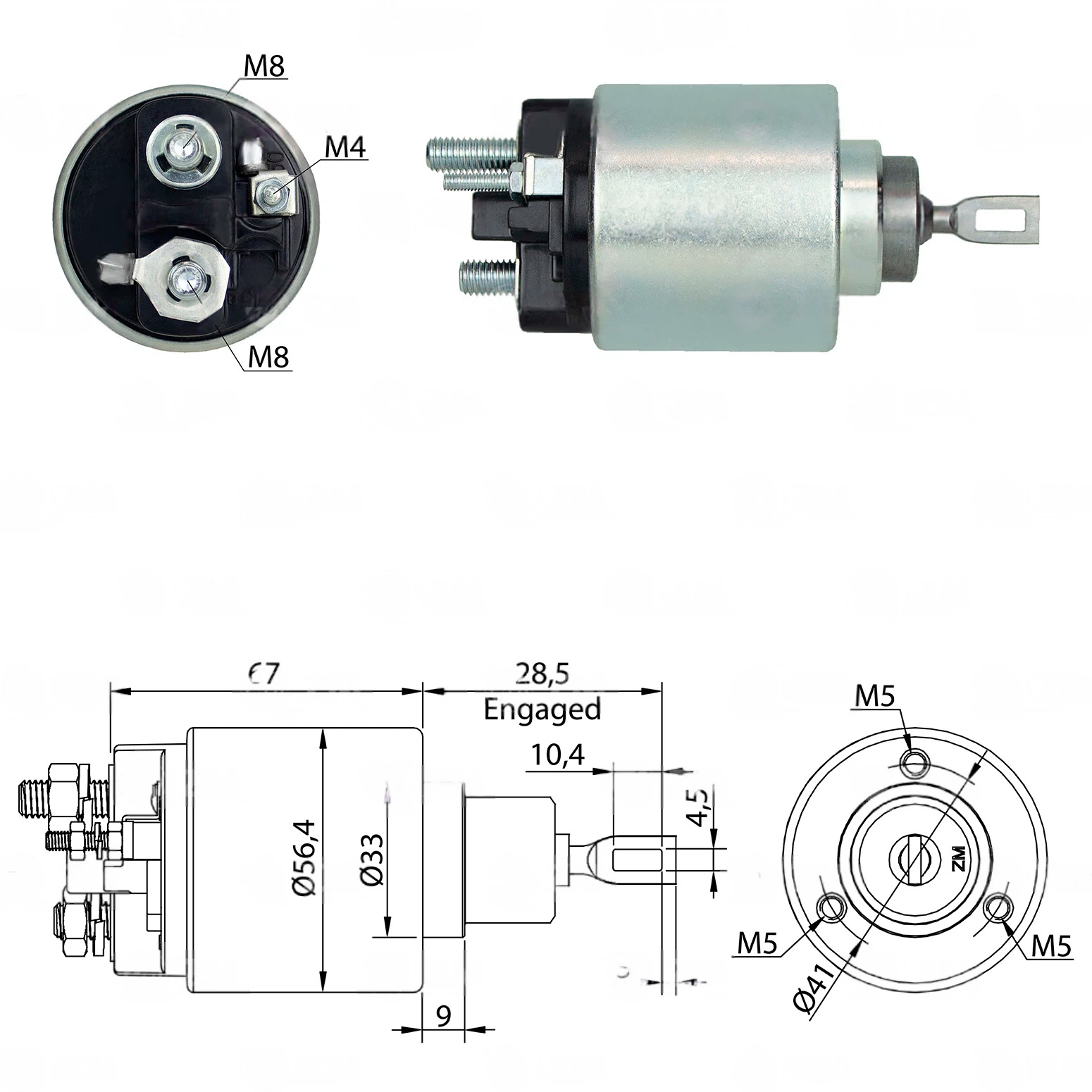 CF-B0577 втягивающее реле