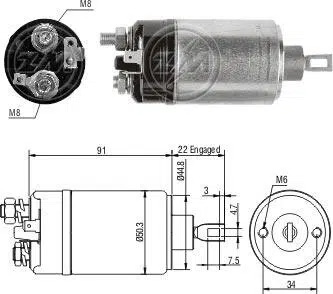 CF-B0622 Starter Solenoid