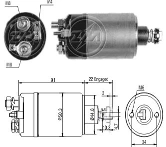 CF-B0627 Starter Solenoid