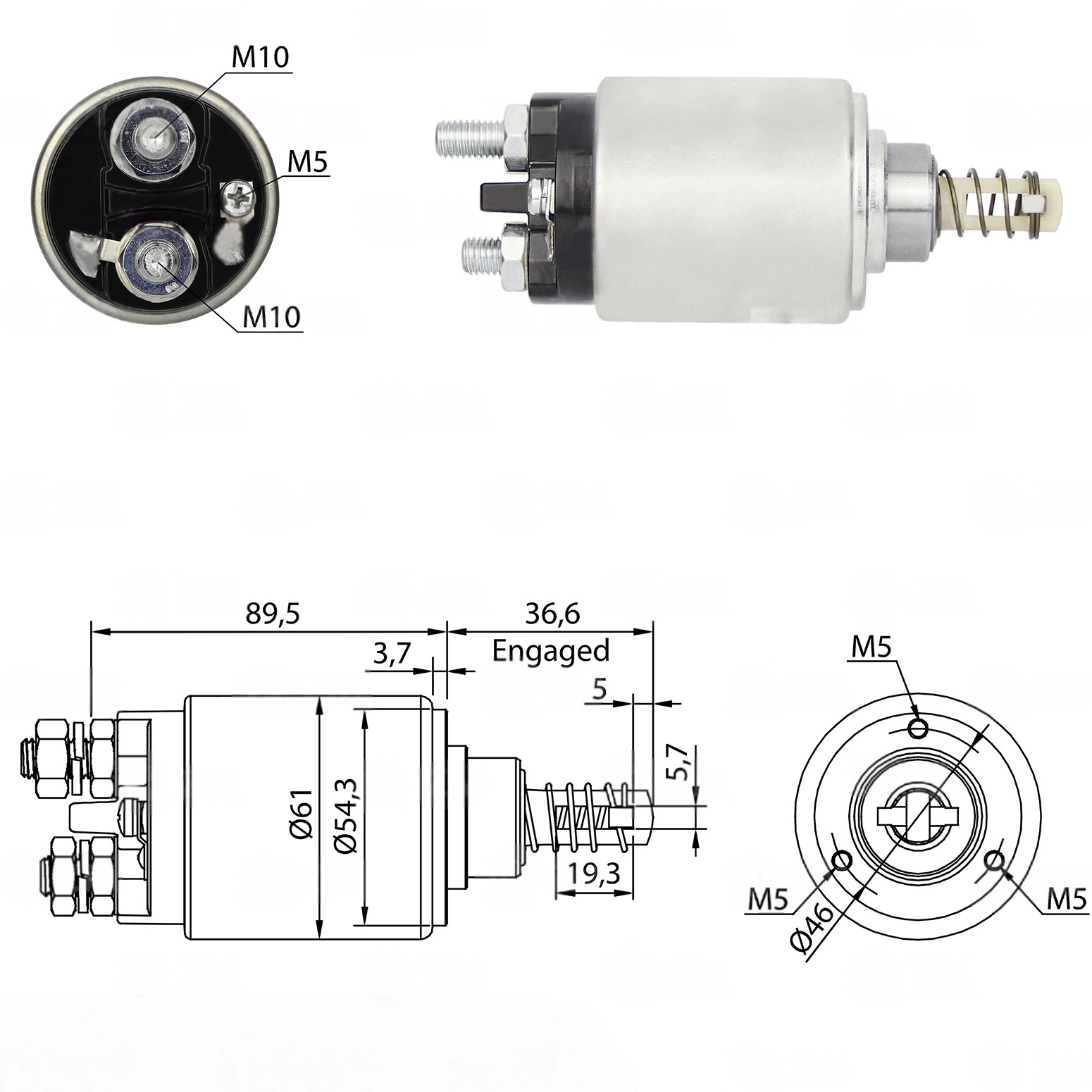 CF-B0631 Starter Solenoid