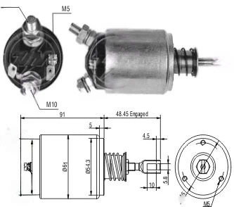 CF-B0633 Starter Solenoid