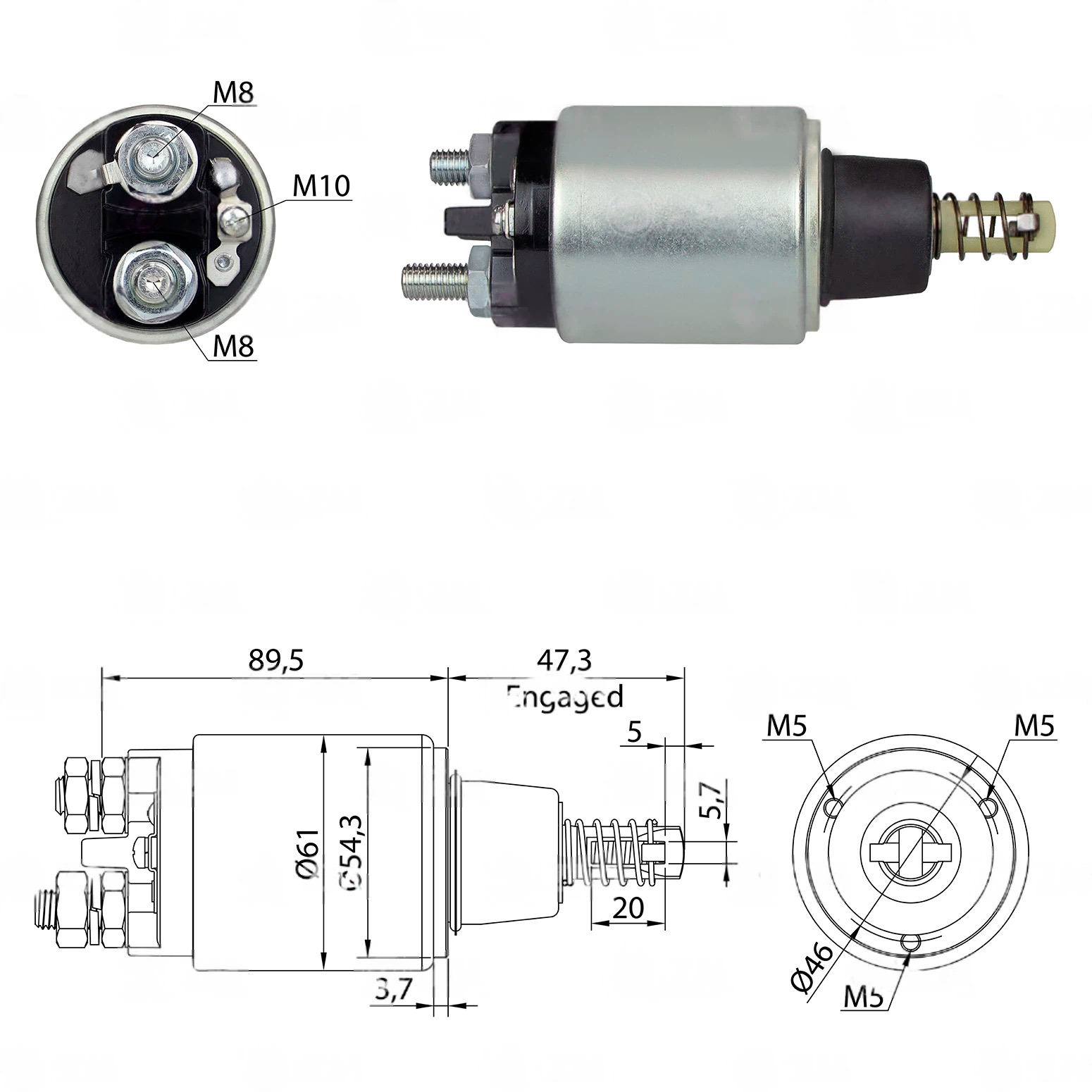 CF-B0638 Starter Solenoid