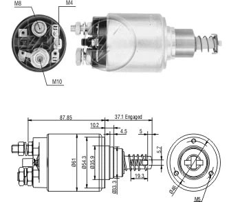 CF-B0640 втягивающее реле