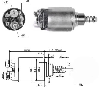 CF-B0641 втягивающее реле