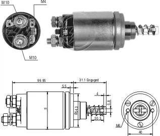 CF-B0642 втягивающее реле