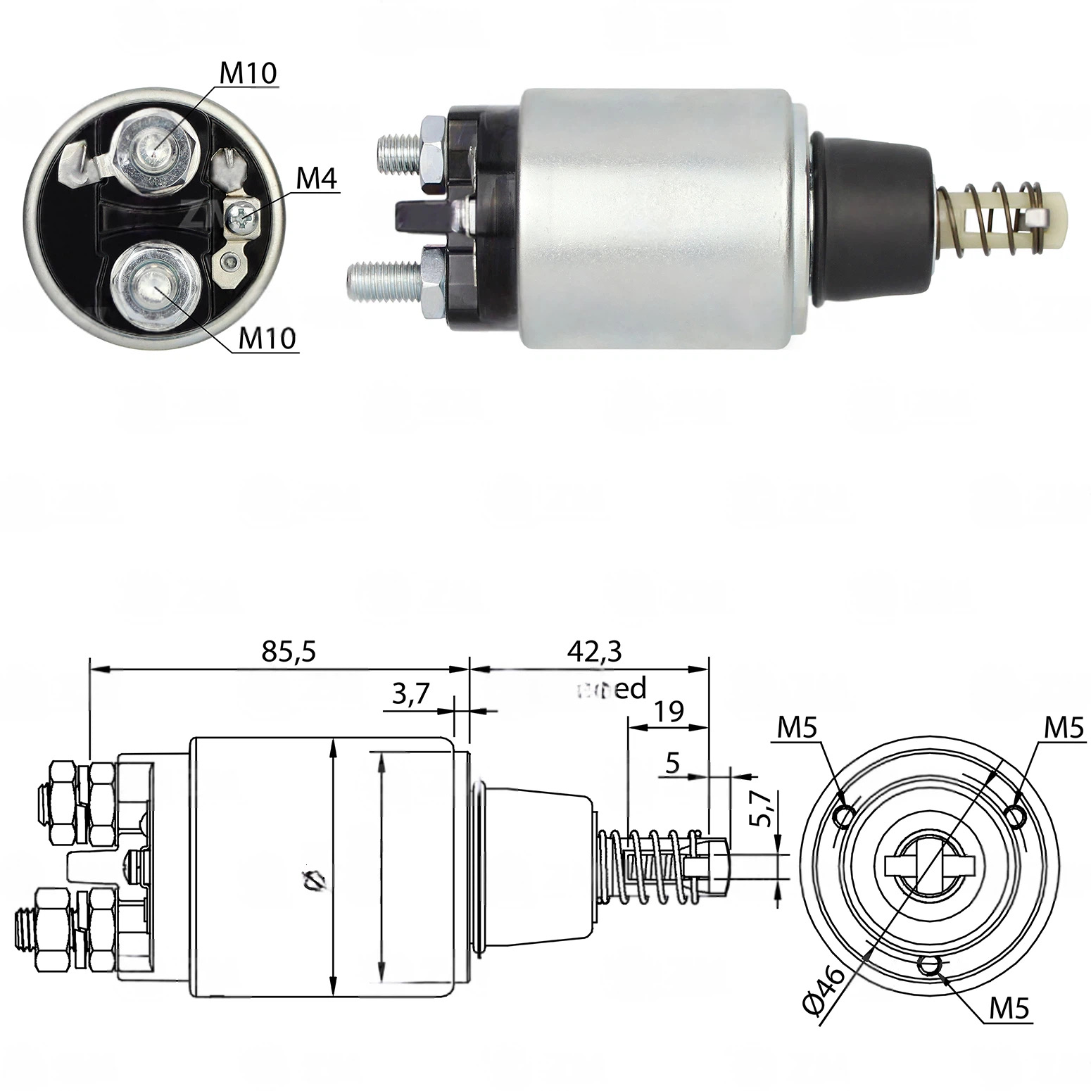 CF-B0648 втягивающее реле