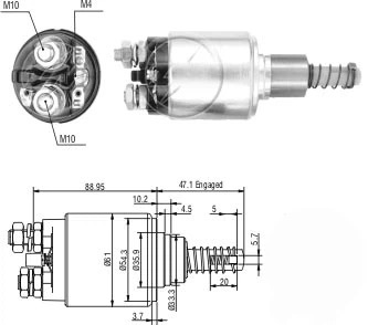 CF-B0736 Starter Solenoid