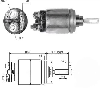 CF-B0742 Starter Solenoid
