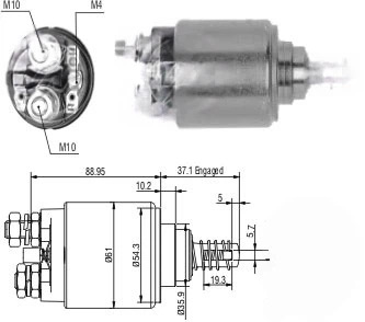 CF-B0743 Starter Solenoid