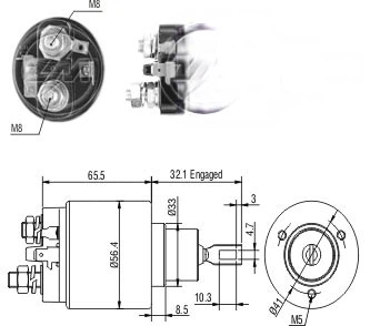 CF-B0773 Starter Solenoid