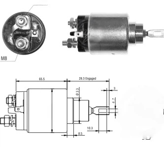 CF-B0777 Starter Solenoid