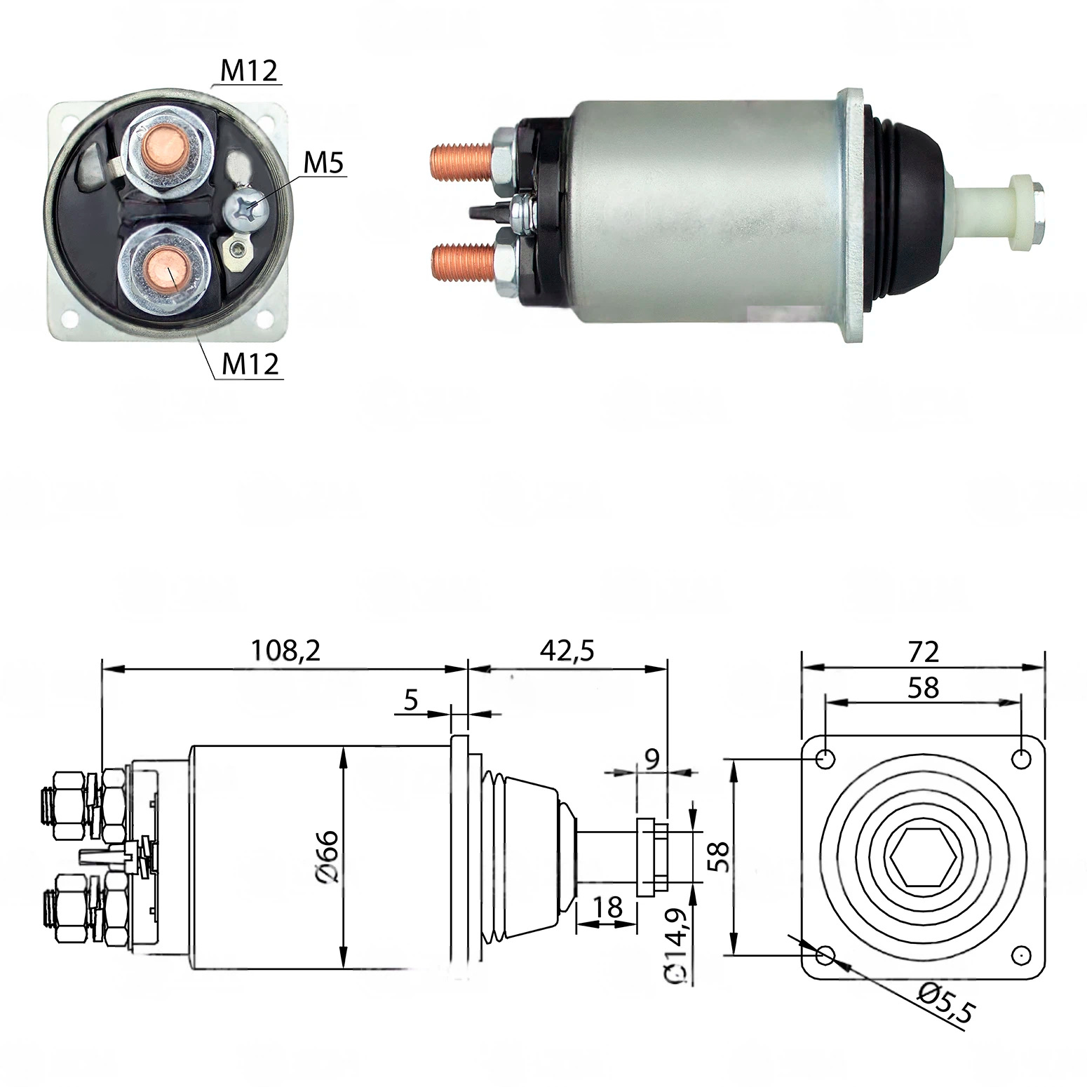 CF-B0831 втягивающее реле