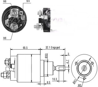 CF-B0875 Starter Solenoid