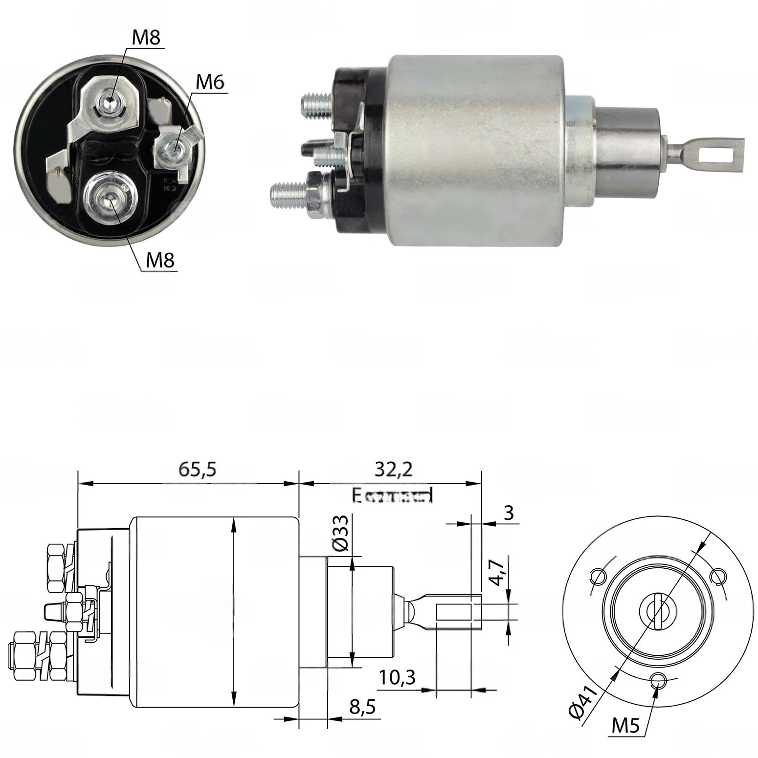 CF-B0974 Starter Solenoid