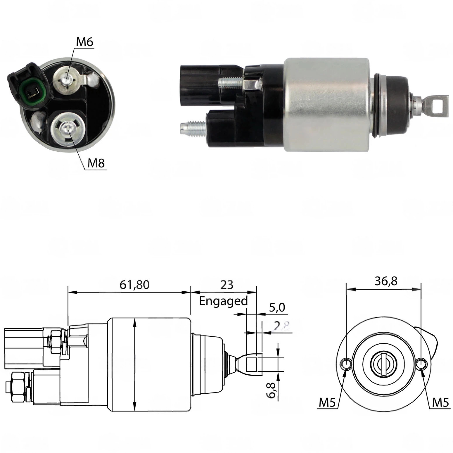 CF-B1281 Starter Solenoid
