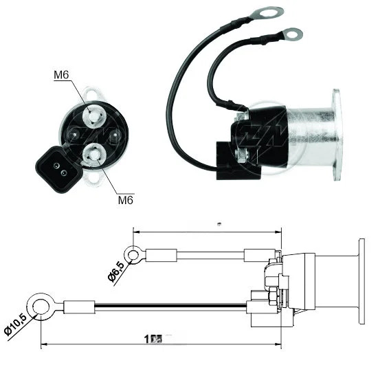 CF-B1291 Starter Solenoid
