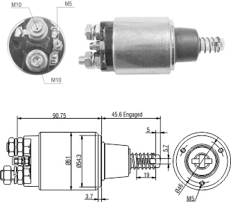 CF-B1735 Starter Solenoid