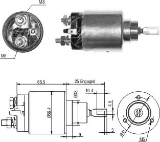 CF-B1777 Starter Solenoid