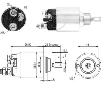 CF-B2382 Starter Solenoid