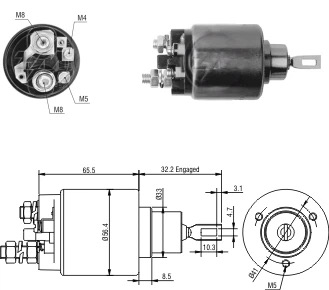 CF-B2571 втягивающее реле