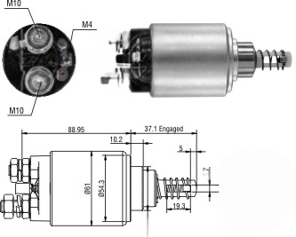 CF-B2639 втягивающее реле