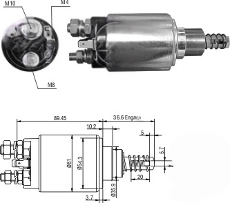 CF-B2640 втягивающее реле