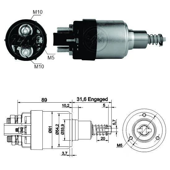 CF-B2653 Starter Solenoid