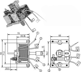 CF-B2902 Starter Solenoid