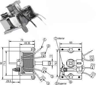 CF-B2904 Starter Solenoid