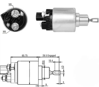 CF-B2978 Starter Solenoid