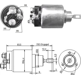 CF-B3473 Starter Solenoid
