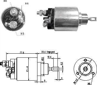 CF-B3479 втягивающее реле