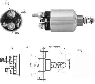 CF-B3631 втягивающее реле