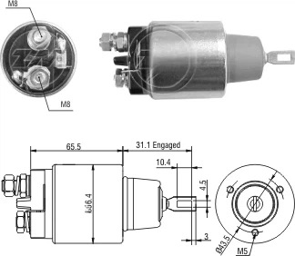 CF-B3773 Starter Solenoid