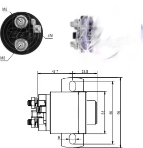 CF-B4671 втягивающее реле
