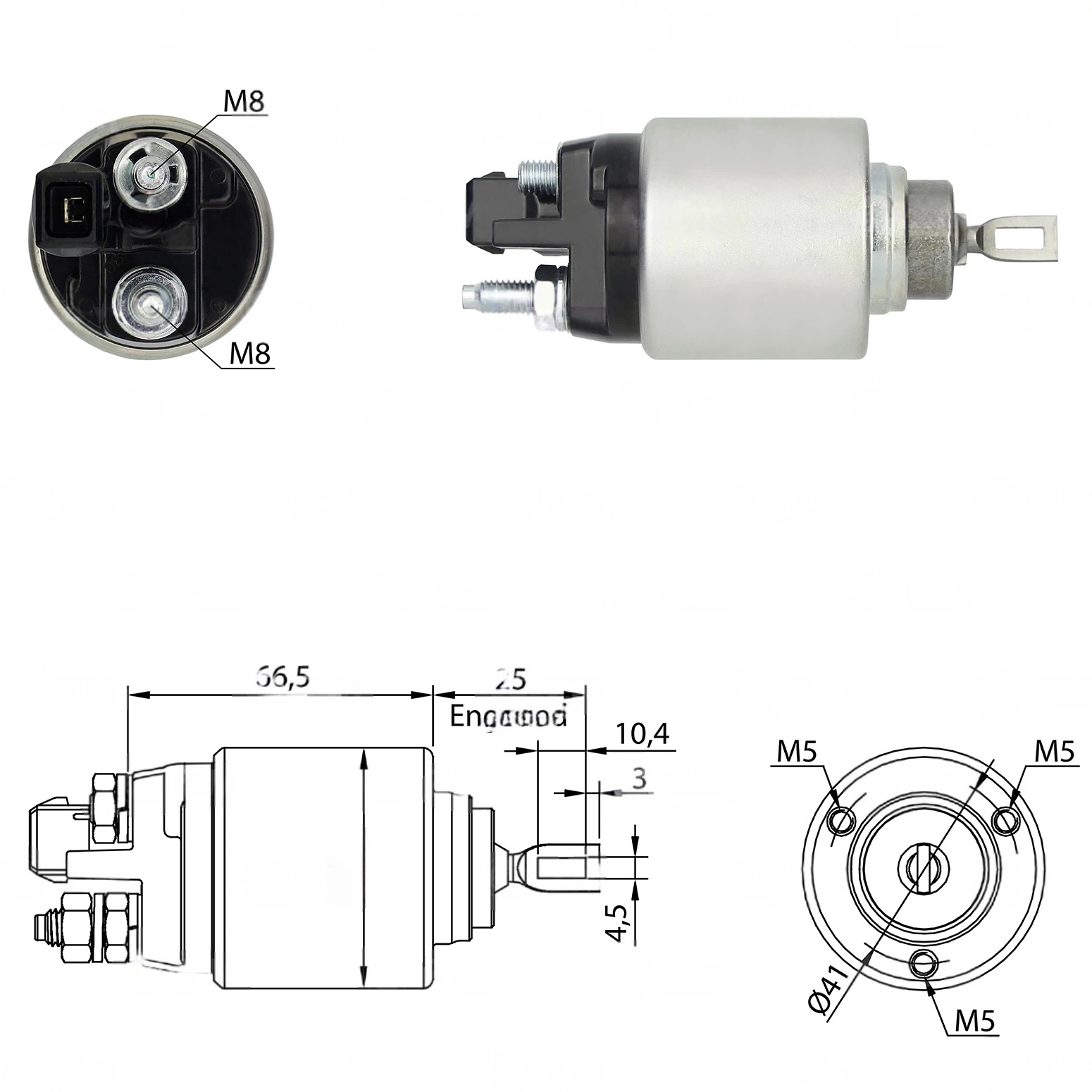 CF-B7381 Starter Solenoid
