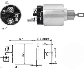 CF-B7773 Starter Solenoid