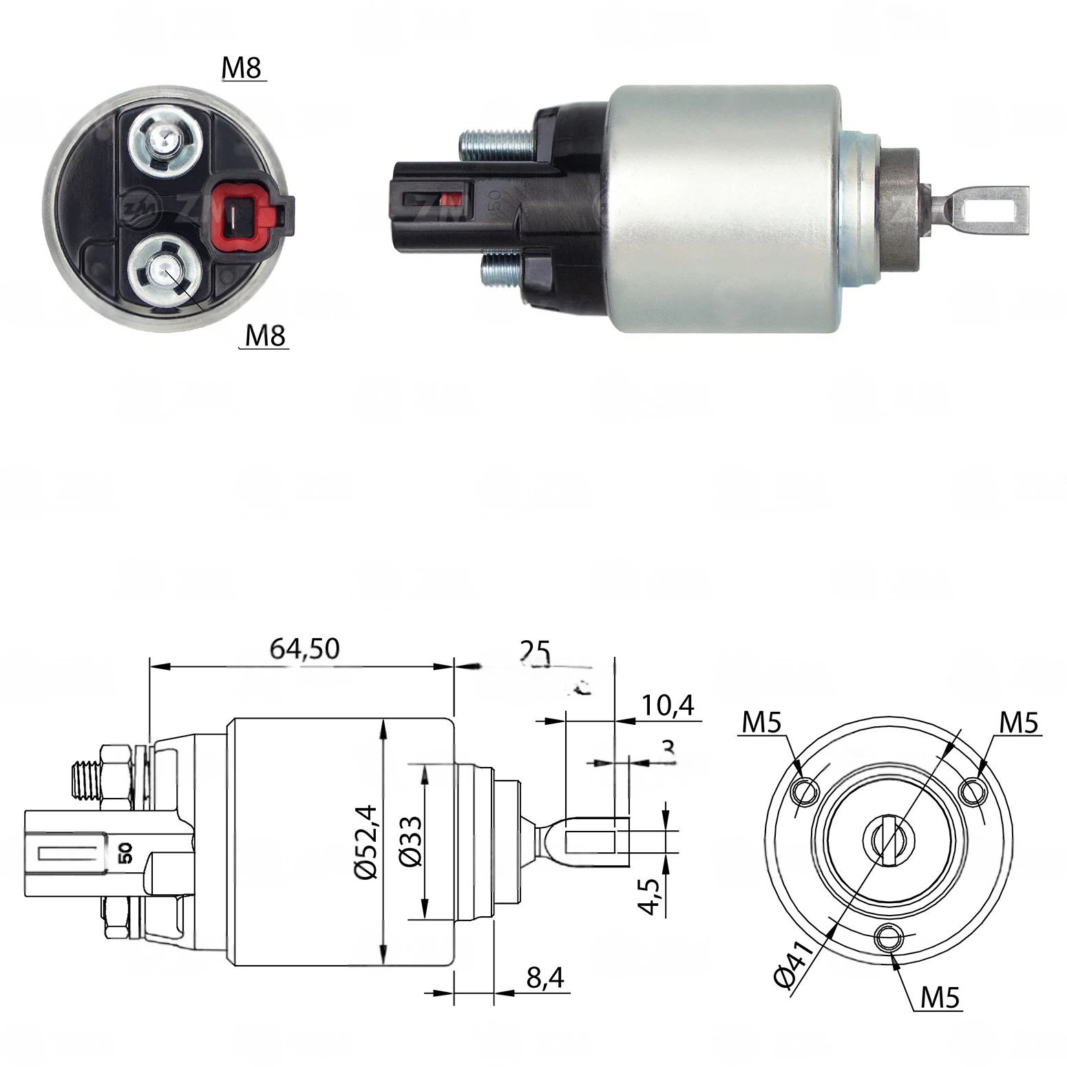 CF-B9382 Starter Solenoid