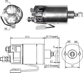 CF-D0662 Starter Solenoid