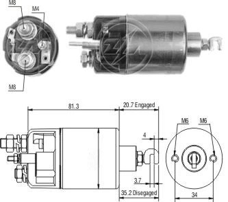 CF-D0664 Starter Solenoid