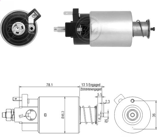 CF-D0665 Starter Solenoid